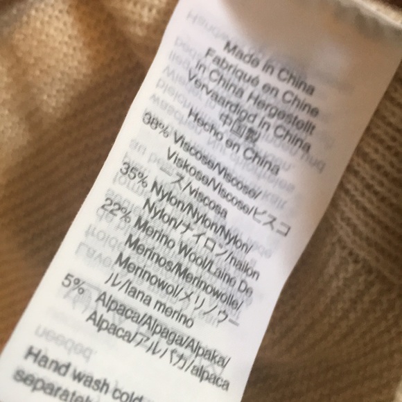 Madewell color block wool Alpaca sweater size XS - Picture 5 of 5